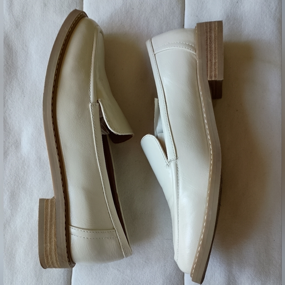 Dolce Vida Women's Leather Cream Loafers_7 - Picture 3 of 7